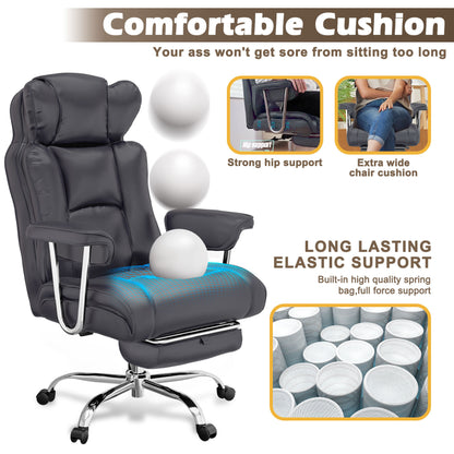 400LB Big And Tall Office Chair Black