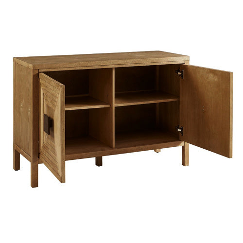 2-Door Accent Cabinet With Adjustable Shelves