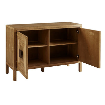 2-Door Accent Cabinet With Adjustable Shelves