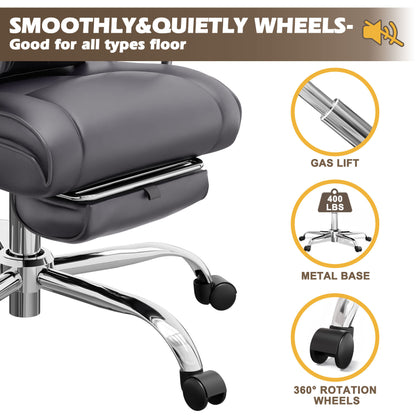 400LB Big And Tall Office Chair Black