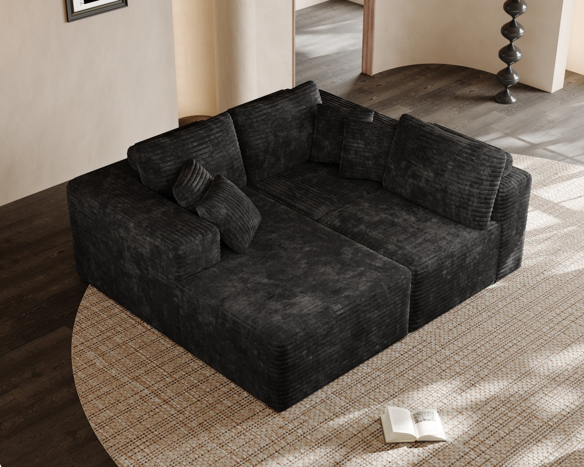 Modular Sofa, Sofa Compressed Fabric, Living Room Furniture, Recliner, Compressed Memory Foam, Modular Vacuum Indoor Decoration, Hotel