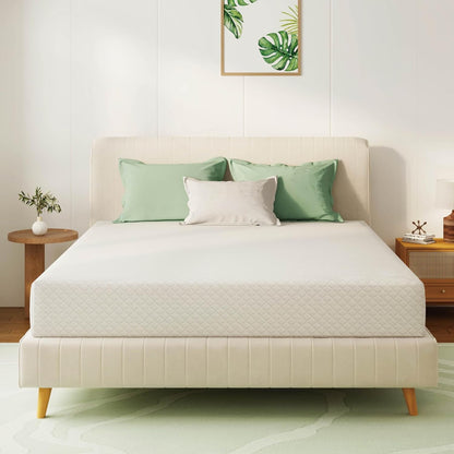 Queen 10 Inch Green Tea Memory Foam Mattress Comfort
